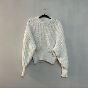 H&M sweater cropped knit